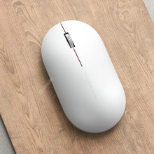 将图片加载到图库查看器,Simple Modern White/Black Wireless Bluetooth USB Connection Optical Mouse For Laptop PC Portable Slim Rechargeable Mouse Computer Mouse