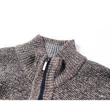 Load image into Gallery viewer, Simple Quality Autumn Winter New Men's Jacket Slim Fit Jacket Slim Fit Thick Sweaters Male Jacket Men Solid Cotton Thick Warm Sweater With Pockets Fashion Warm Cold Weather Classic Jacket