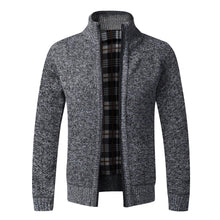Load image into Gallery viewer, Simple Quality Autumn Winter New Men's Jacket Slim Fit Jacket Slim Fit Thick Sweaters Male Jacket Men Solid Cotton Thick Warm Sweater With Pockets Fashion Warm Cold Weather Classic Jacket