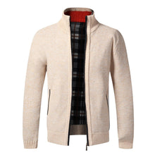 Load image into Gallery viewer, Simple Quality Autumn Winter New Men's Jacket Slim Fit Jacket Slim Fit Thick Sweaters Male Jacket Men Solid Cotton Thick Warm Sweater With Pockets Fashion Warm Cold Weather Classic Jacket