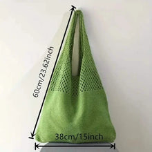 Load image into Gallery viewer, Simple Retro Hollow Crochet Bag