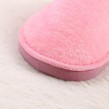 将图片加载到图库查看器,Simple Solid Soft Plush Slippers For Men And Women Winter Warm Indoor Non-slip Slippers Shoes Comfortable Memory Foam Slippers For Women's And Men's Casual House Shoes