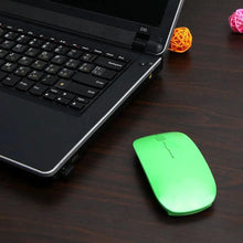 Load image into Gallery viewer, Simple Thin 1600 DPI USB Optical Black/White Wireless Computer Office Mouse Ultra Slim 2.4GHz Mouse For PC Laptop Classic Gaming Mouse