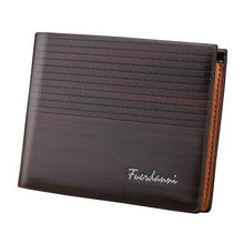 Load image into Gallery viewer, Simple Thin Leather Card Holders Vintage Brown Small Men Business Wallets Classic Design Wallets For Men