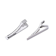 将图片加载到图库查看器,Simple Tie Clip Men Metal Copper Necktie Bar Clip Gold Silver Black 3 Bright Colors Best Gifts For Your Father Lover And Friends Simple Classic Bar Clasp Practical Necktie Accessories Fashion Men Tie Clips Luxury Clothing Jewelry