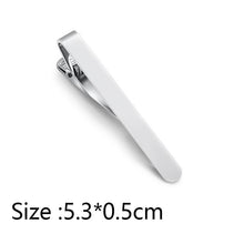 将图片加载到图库查看器,Simple Tie Clip Men Metal Copper Necktie Bar Clip Gold Silver Black 3 Bright Colors Best Gifts For Your Father Lover And Friends Simple Classic Bar Clasp Practical Necktie Accessories Fashion Men Tie Clips Luxury Clothing Jewelry
