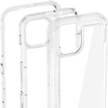 将图片加载到图库查看器,Simple Transparent White iPhone 11 12 13 Pro Max Phone Case MINI XR XS X XSMAX SE 6 7 8 Plus Transparent Shockproof Armor Glossy Case Phone Cover Heavy Duty Protective Dual Layer Shockproof Case with Hard Bumper Soft Back