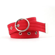 Load image into Gallery viewer, Simple Unisex Waistbands Retro Adjustable One Size Cotton Strap Metal Buckle 116cm Belts For Men