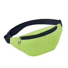 将图片加载到图库查看器,Simple Waterproof Chest Bag Unisex Fanny Pack Ladies Waist Pack Black Retro Style Women's Travel And Outdoor Waist Belt Bag