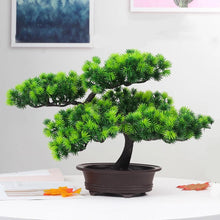 Load image into Gallery viewer, Simulation Lifelike Simple Potted Decor Artificial Bonsai Pine Tree Decorative Bonsai Ornaments Fake Gift Artificial Accessories Fake Flowers Arrangements for Home Decoration