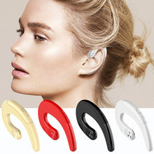 Load image into Gallery viewer, Single Bluetooth Office Headphone Exquisite Painless Wearing Earphone Wireless Noise Cancelling Earbuds Handsfree Bone Conduction Headset Wireless Over Ear Hooks Earbuds Ergonomic Design Headphones with Mic
