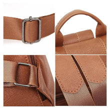 Load image into Gallery viewer, Sizzling Anti-Theft Vintage Style Leather Backpacks for Teenager Girls And Women School Bagpack For Females Travel Bags
