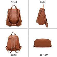 Load image into Gallery viewer, Sizzling Anti-Theft Vintage Style Leather Backpacks for Teenager Girls And Women School Bagpack For Females Travel Bags