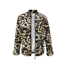Load image into Gallery viewer, Sizzling Stylish Women's Long Sleeve Jacket Sweater Top Ladies Casual Leopard Print, Cardigan Zipper, Short Outwear, Coat Jacket