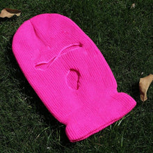 将图片加载到图库查看器,Ski Mask Knitted Face Cover Winter Balaclava Full Face Mask for Outdoor Sports 3 Hole Balaclava Party Mask Limited Embroidery Knit Hat Full Face Cover Balaclava Hats Funny Party Embroidery Beanies Caps Hole Knitted Full Face Cover