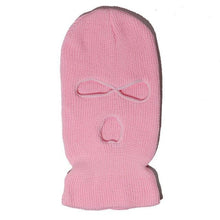 Load image into Gallery viewer, Ski Mask Knitted Face Cover Winter Balaclava Full Face Mask for Winter Outdoor Sports Winter Three 3 Hole Balaclava Knit Hat Ski Mask 3-Hole Knit Hat Full Face Cover Balaclava Hats Funny Party Embroidery Beanies Caps Hole Knitted Full Face Cover