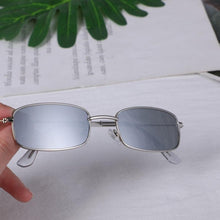 Load image into Gallery viewer, Slender Square Sunglasses Retro Metal Frame Square Sunglasses Small Vintage & Retro Style Sunglasses Shades Of Rectangle Sunglasses For Women Classic Vintage & Metal Square Frame Sun Glasses Eyewear For Men & Women