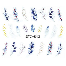 Load image into Gallery viewer, Sliders For Nails Winter Nail Stickers Elk Wolf Animal Sticker Figure Art Transfer Flowers Butterflies Watermark Water Slider Art Nail Stickers Sexy Girl Designs Comics Water Transfer Decals Manicure Lips Nail Art Decorations Slider Nail Art Stickers