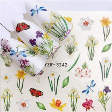 Load image into Gallery viewer, Sliders For Nails Winter Nail Stickers Elk Wolf Animal Sticker Figure Art Transfer Flowers Butterflies Watermark Water Slider Art Nail Stickers Sexy Girl Designs Comics Water Transfer Decals Manicure Lips Nail Art Decorations Slider Nail Art Stickers