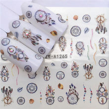 Load image into Gallery viewer, Sliders For Nails Winter Nail Stickers Elk Wolf Animal Sticker Figure Art Transfer Flowers Butterflies Watermark Water Slider Art Nail Stickers Sexy Girl Designs Comics Water Transfer Decals Manicure Lips Nail Art Decorations Slider Nail Art Stickers