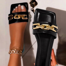 Load image into Gallery viewer, Slides Women Flip Flops Shoes Slippers Rhinestones Sandals Slide Diamond Slipper Slide Open Toe Flat Sandals With Clear Rhinestone Flip Flops Fashion Casual Slip On Party Shoes