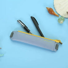 将图片加载到图库查看器,Slim Leather Unique Design Pencil Case Book Holder Pouch With Elastic Band For Notebook Fashion School Pen Case
