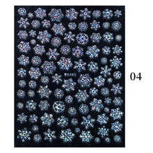 将图片加载到图库查看器,Sliver Bronzing Christmas Slider Nail Art 3D Decals Decoration Snowflake Nail Art Sticker Manicures Transfer Foil Xmas Gift Nails Snowflake Nail Art Stickers Decals Christmas Nail 3D Self Adhesive Nail Stickers for Acrylic Nails Snowflake