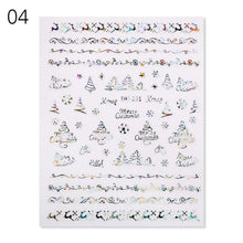 将图片加载到图库查看器,Sliver Bronzing Christmas Slider Nail Art 3D Decals Decoration Snowflake Nail Art Sticker Manicures Transfer Foil Xmas Gift Nails Snowflake Nail Art Stickers Decals Christmas Nail 3D Self Adhesive Nail Stickers for Acrylic Nails Snowflake