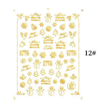 将图片加载到图库查看器,Sliver Bronzing Christmas Slider Nail Art 3D Decals Decoration Snowflake Nail Art Sticker Manicures Transfer Foil Xmas Gift Nails Snowflake Nail Art Stickers Decals Christmas Nail 3D Self Adhesive Nail Stickers for Acrylic Nails Snowflake