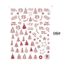将图片加载到图库查看器,Sliver Bronzing Christmas Slider Nail Art 3D Decals Decoration Snowflake Nail Art Sticker Manicures Transfer Foil Xmas Gift Nails Snowflake Nail Art Stickers Decals Christmas Nail 3D Self Adhesive Nail Stickers for Acrylic Nails Snowflake