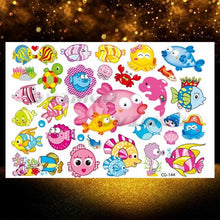 Load image into Gallery viewer, Small 3D Dinosaur Temporary Sticker Tattoos Colorful Tiny Tattoos For Party Children