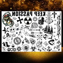 Load image into Gallery viewer, Small 3D Dinosaur Temporary Sticker Tattoos Colorful Tiny Tattoos For Party Children