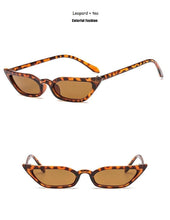 Load image into Gallery viewer, Small Leopard Cateye Design Women Sunglasses Vintage Glasses For Women Summer UV Eyewear Protection Eye Catching Cool Sunglasses For Women Goggles Plastic Frame
