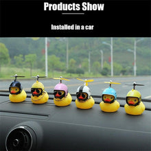 将图片加载到图库查看器,Small Yellow Bike Duck Bicycle Bell Luminous Airscrew Helmet Duck Ducky Bicycle Wind Motor Riding Cycling Lights Horn Rubber Duck Toy Car Ornaments Yellow Duck Car Dashboard Decorations Squeeze Duck Bicycle Horns With Propeller Helmet