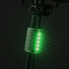 Load image into Gallery viewer, Smart Bike Light Wireless Remote Control Cycling Turning Signal Taillight USB Bicycle Rechargeable Rear Light LED Warning Lamp USB Bicycle Tail Light Wireless Remote Control Back Bike Light For Night Riding Safety Warning Cycling Lights
