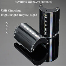 Load image into Gallery viewer, Smart Bike Light Wireless Remote Control Cycling Turning Signal Taillight USB Bicycle Rechargeable Rear Light LED Warning Lamp USB Bicycle Tail Light Wireless Remote Control Back Bike Light For Night Riding Safety Warning Cycling Lights