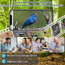 将图片加载到图库查看器,Smart Bird Feeder with Solar Powered Camera 1080P HD AI Identify PIR