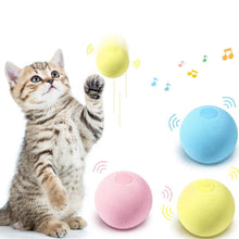 Load image into Gallery viewer, Smart Cat Toys Ball Catnip Cat Training Toy Pet Playing Ball Pet Products Toy for Cats Interactive Chirping Balls Cat Kicker Toys Fun Catnip Toys for Cat Exercise