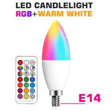 Load image into Gallery viewer, Smart For Home LED Light Bulb E27 E14 GU10 B22 220V 110V Spot Magic Changeable Lamp Lampada+IR Control Decoration RGB White Compatible with Alexa Google Home, RGBCW Smart GU10 Bulb, WiFi Smart LED Spot Light Bulb Indoor Decoration