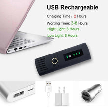 Load image into Gallery viewer, Smart Induction Bicycle Front Light Set USB Rechargeable Rear Light LED Headlight Bike Lamp Cycling Flash Light Front And Rear Rechargeable Waterproof Bike Headlight And Tail Light Set Smart Bright Bike Lights For Bike