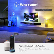 Load image into Gallery viewer, Smart Light Bulb E27 LED Lamp RGB+White+Warm White Work With Alexa Google Home Dimmable Timer Function RGB LED Bulb Bulb-Timer Sunrise Sunset Dimmable Multicolo Warm White No Hub Required Compatible With Alexa Google Home Assistant