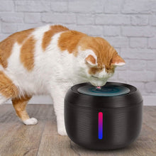 将图片加载到图库查看器,Smart Pet Drinking Fountain with LED Light 7-Pack Replaceable Water Filters
