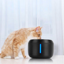 将图片加载到图库查看器,Smart Pet Drinking Fountain with LED Light 7-Pack Replaceable Water Filters