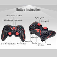 Load image into Gallery viewer, Smart Phone Game Controller Wireless Joystick Bluetooth 3.0 Android Gamepad Gaming Remote Control for phone PC Tablet Android Gamepad Controller Wireless Key Mapping Gamepad Joystick Compatible for Phone