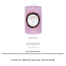 Load image into Gallery viewer, Smokeless Soy Wax Scented Candles Scented Pillar Candles Dripless Clean Burning Smokeless Dinner Candle For Wedding Party Restaurants Home Candles Church Wedding Birthday Holiday Scented Buddhist Creative Candles