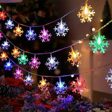 Load image into Gallery viewer, Snowflake Decorative LED String Light 152cm/60in