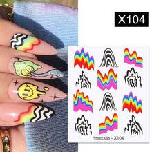 Load image into Gallery viewer, Snowflakes Nail Water Decals Christmas White Snow Transfer Sticker Decoration Slider Flower Leaf Manicuring Art Paper Tips Snowflake Bronzing Christmas Slider Nail Art 3D Decals Decoration Decals Snowflakes Elk Bear Christmas Xmas Stickers