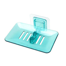 Load image into Gallery viewer, Soap Dish Suction Cup Soap Dish Soap Dish for Bathroom Case Soap Box Dish Storage Plate Drain Soap Box Soap Holder Transparent Soap Dish Drainer Tray - Suction Cup Soap Dish Holder Wall Mounted for Bathroom Shower