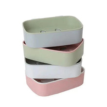 将图片加载到图库查看器,Soap Rack No Drilling Wall Mounted Double Layer Soap Holder Soap Sponge Dish Bathroom Accessories Soap Dishes Self Adhesive Soap Dish Bar Soap Holder Soap Dishes Tray Saver Case Box for Shower Bathroom Kitchen Dish Drainer Drying Rack