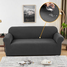 将图片加载到图库查看器,Sofa Cover Waterproof Waffle Sofa Cover All-Inclusive Thick Sofa Towel Waterproof Sofa Cushion Waterproof Couch Cover Dual Waterproof Sofa Cover Stretch Jacquard Sofa Slipcover Leakproof Furniture Protector For Kids